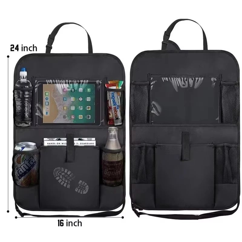 Tablet Accessories For Car - Car Seat Organizer Multifunctional Oxford Fabric