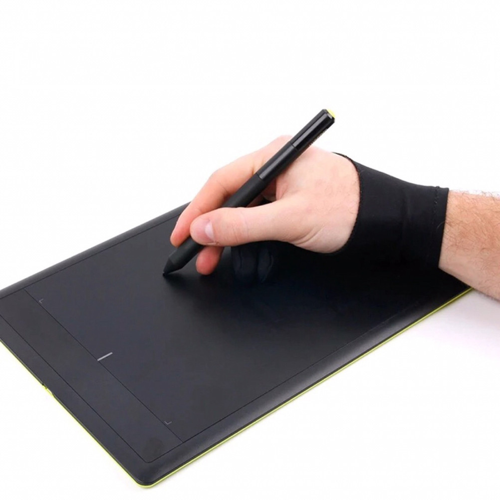 Drawing Glove Artist - 1Pcs Two-Finger Artist Glove for Digital