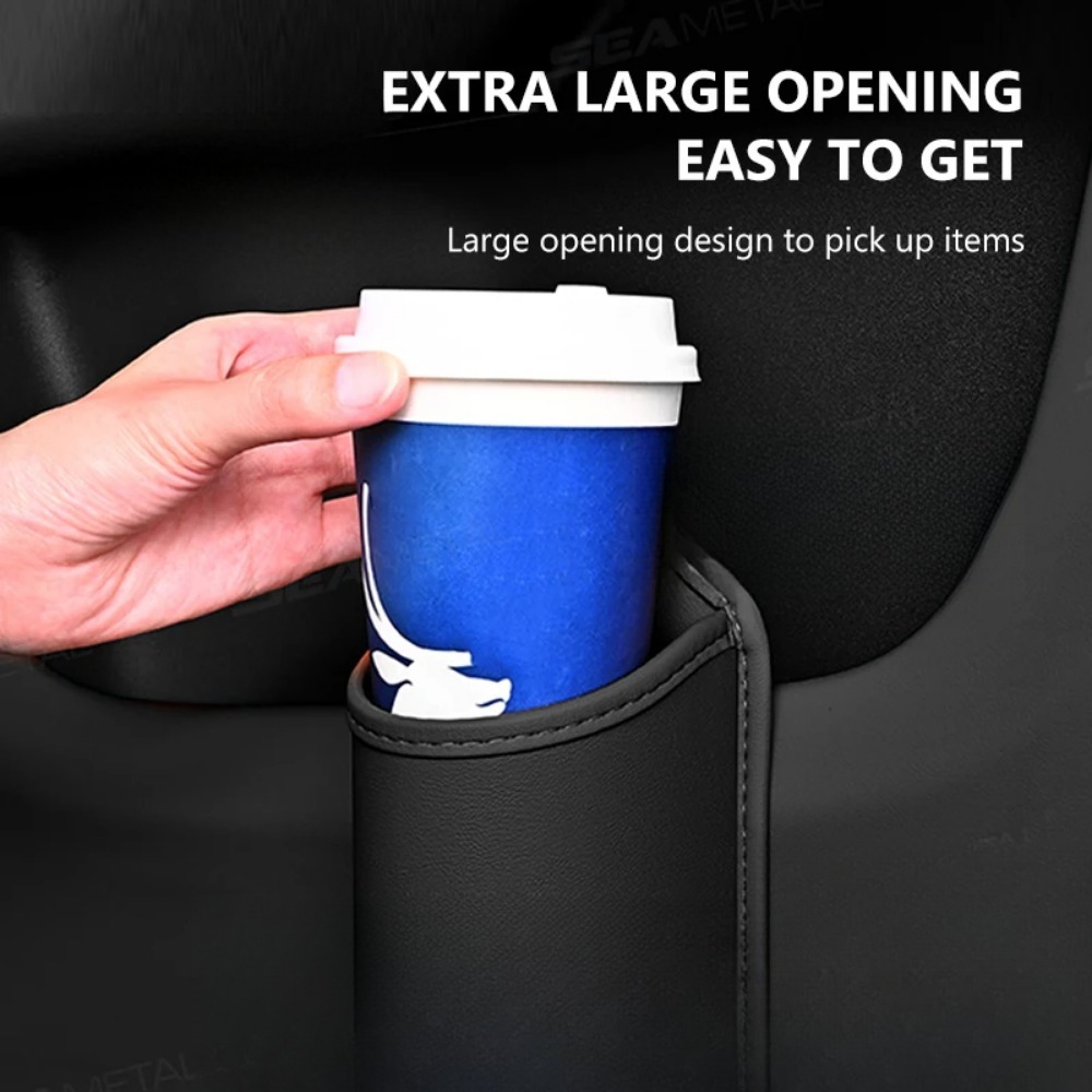 Tablet Accessories For Car - Car door cup holder Leather Automotive