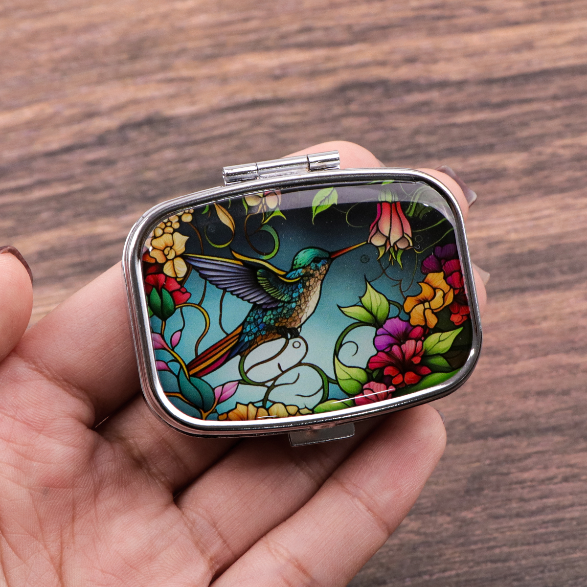 Tablet Accessories Case - Cute Bird Cartoon Travel Pill Organizer