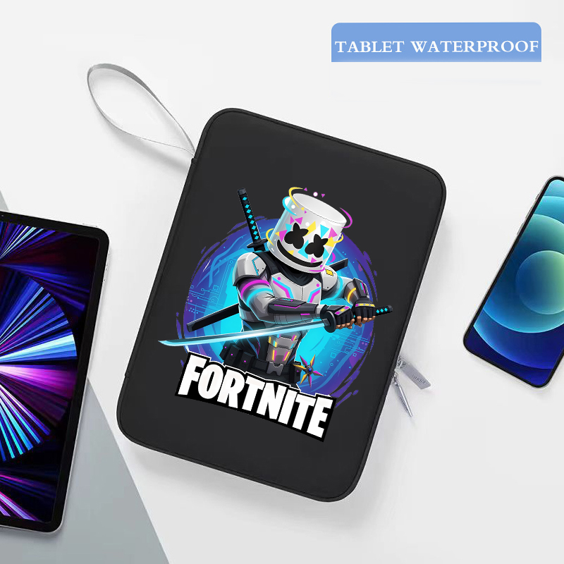 Tablet Accessories Case - Game Fortnites Laptop Bag Anime Print