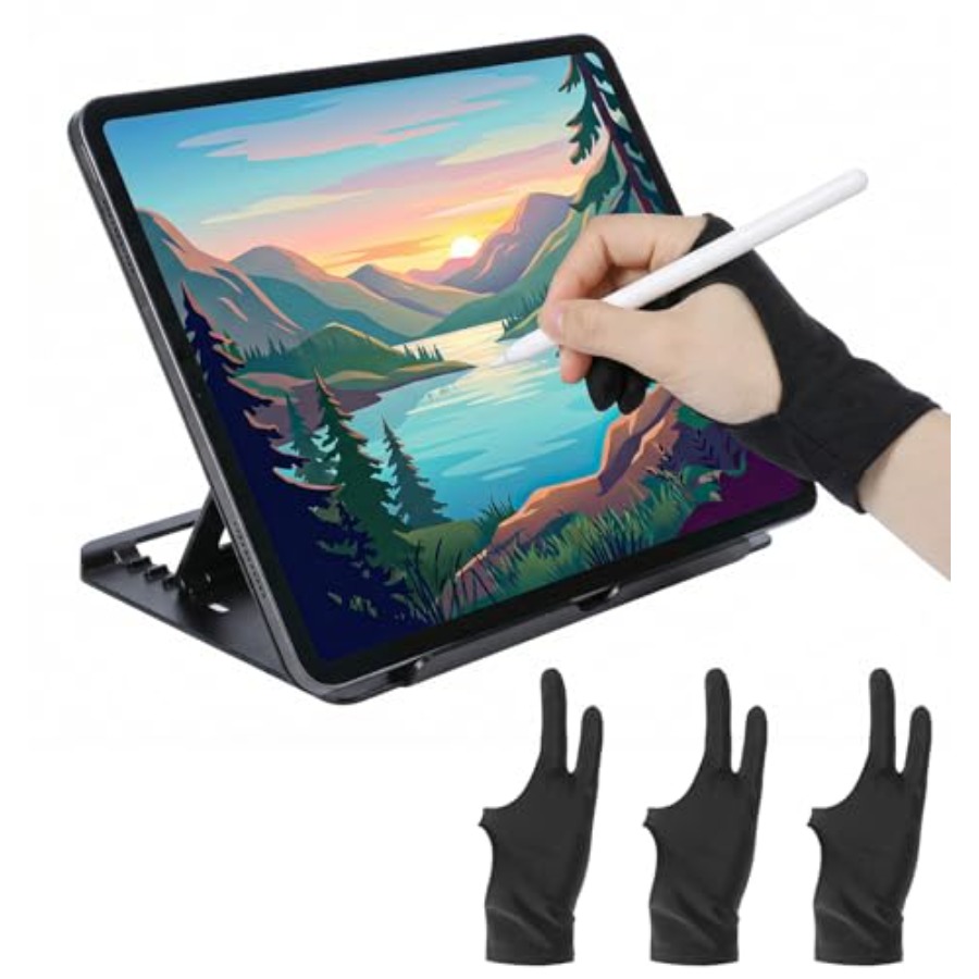 Drawing Glove Artist - 3 Pcs Artist Glove, Black Drawing