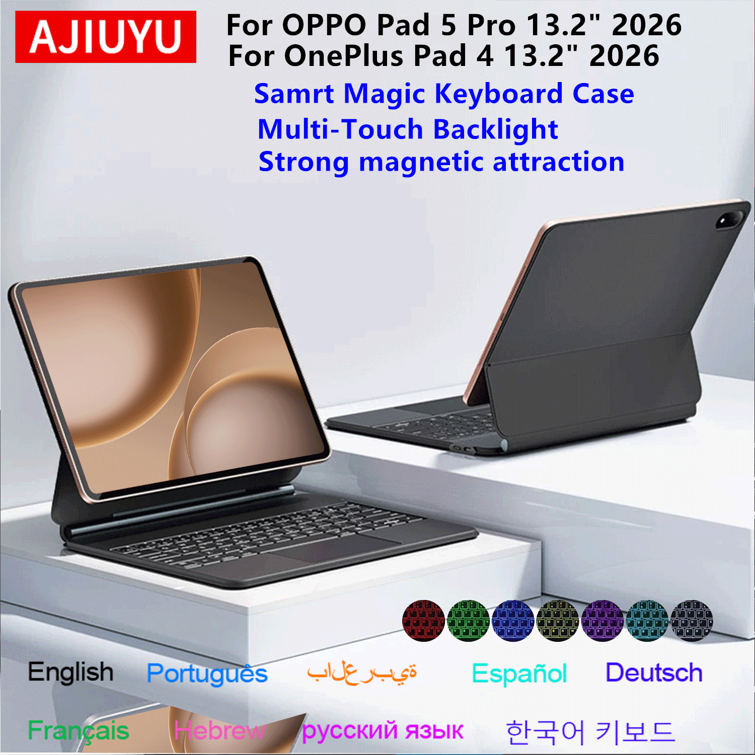 Oppo Tablet Accessories - TouchPad Keyboard For OPPO Pad 5