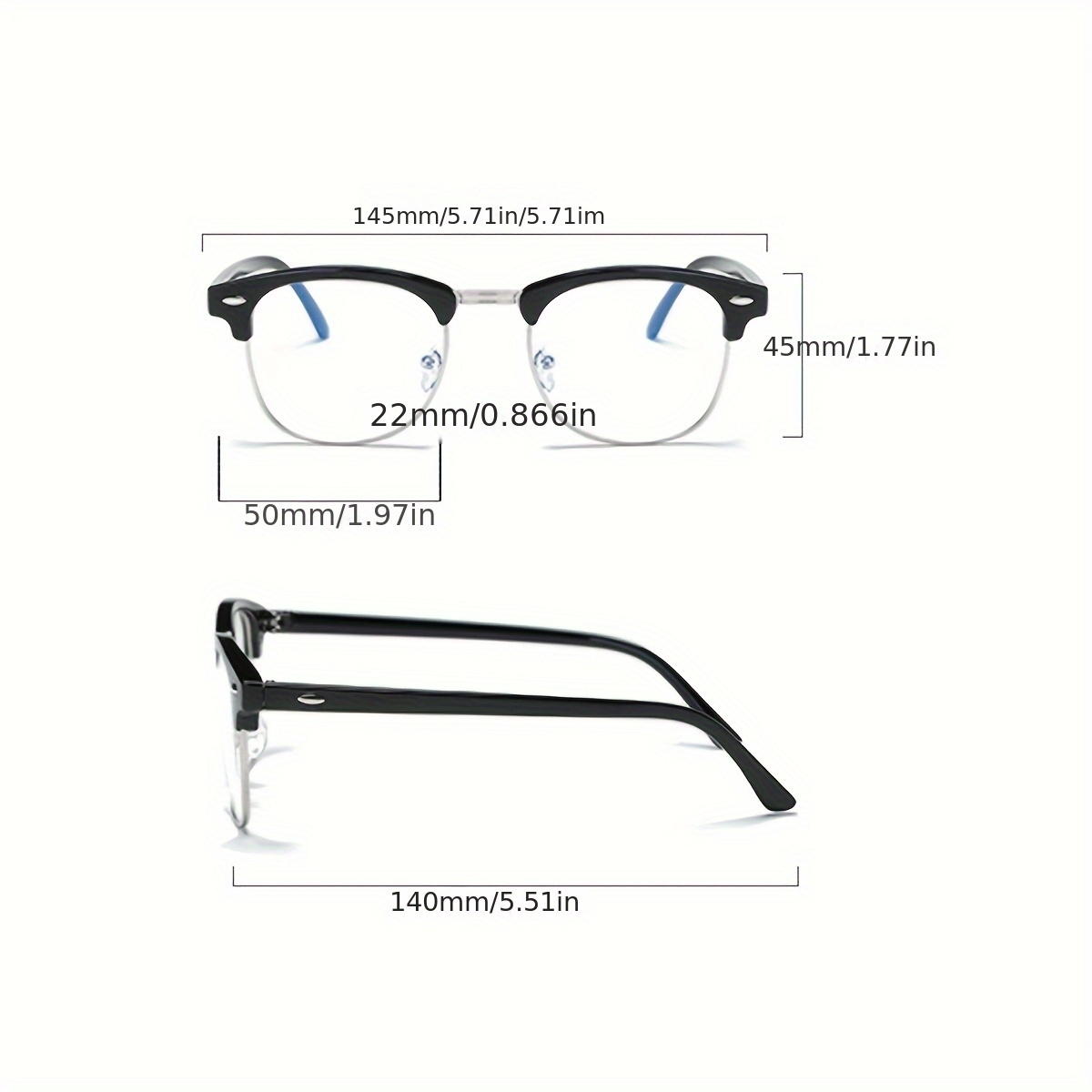 Anti-Blue Glasses - Black Meta - Tablet Tech Accessories のレビューと価格