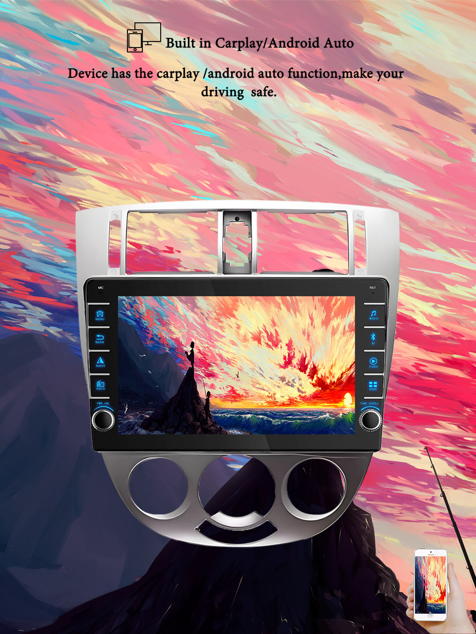 8G+128G Android 14 For Chevrol - Tablet Danish Mobile & Accessories Photos のレビューと価格