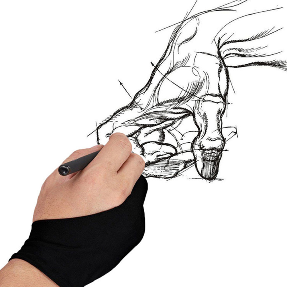 2Pcs Two Finger Drawing Glove  - Drawing Glove Artist のレビューと価格