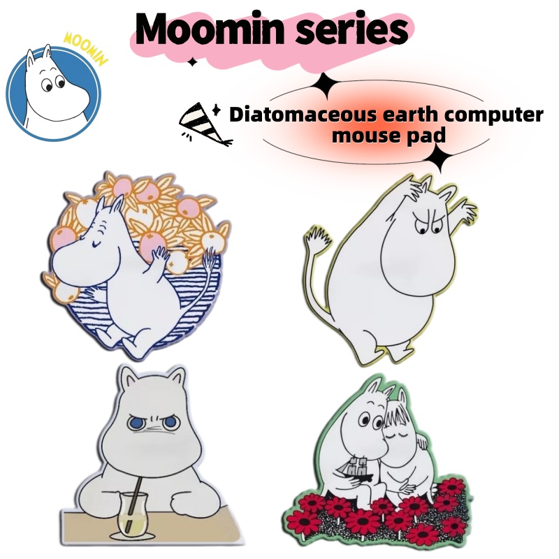 Cute Hippo Moomin Cartoon Diat - Tablet Cute Accessories のレビューと価格