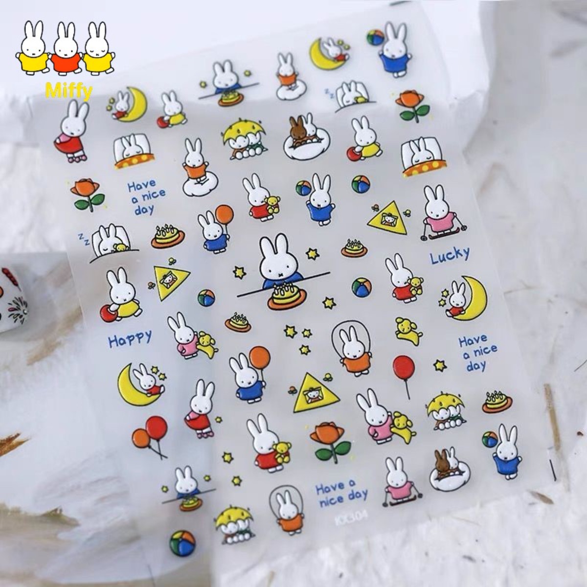 Kawaii Miffy Rabbit Stickers C - Fire Tablet Accessories のレビューと価格
