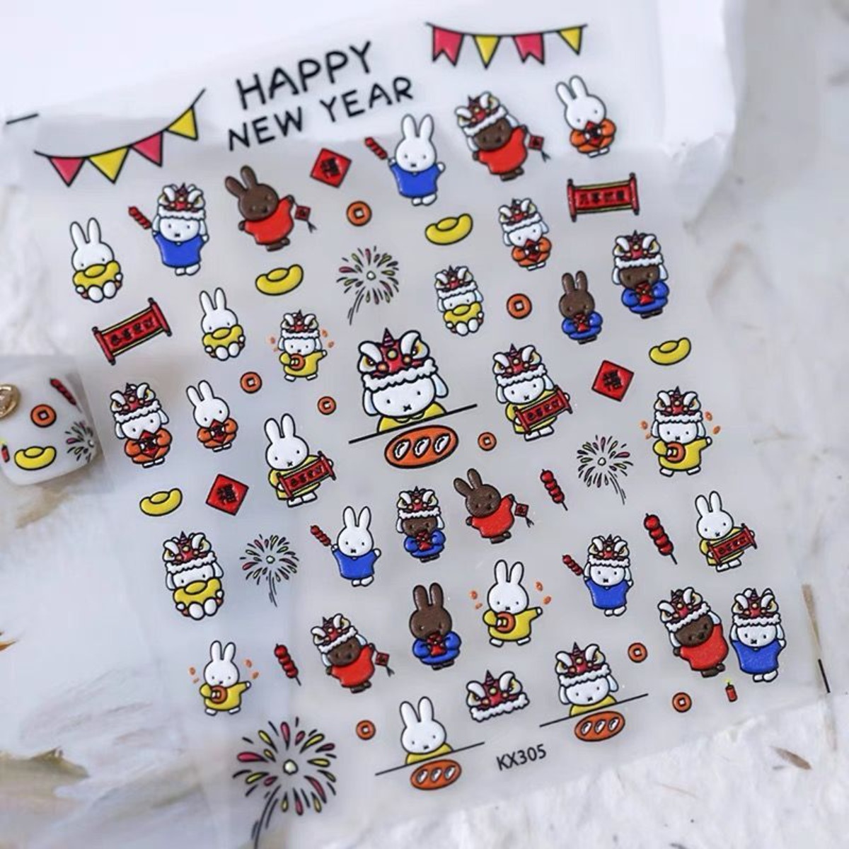 Kawaii Miffy Rabbit Stickers C - Fire Tablet Accessories のレビューと価格
