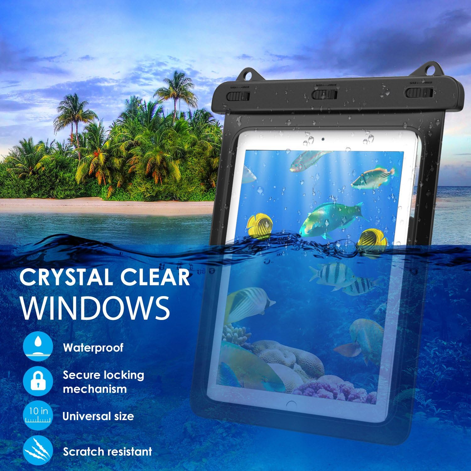 MoKo Waterproof Tablet Case Ta - Galaxy Tablet Accessories のレビューと価格