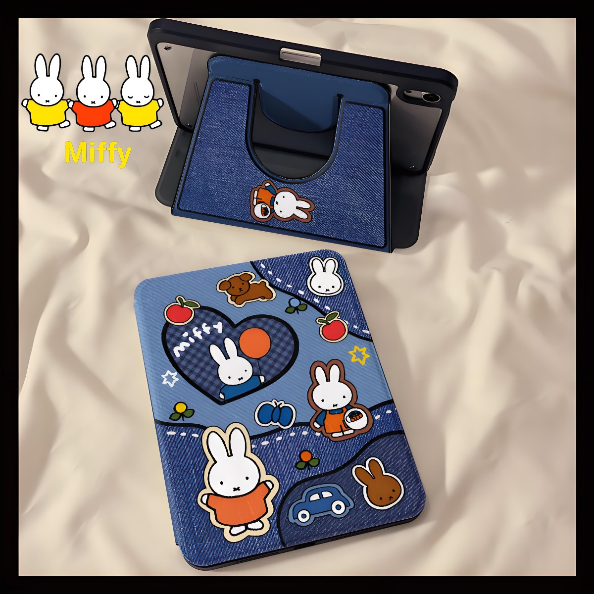 Kawaii Miffy Rabbit Tablet Cas - Fire Tablet Accessories のレビューと価格