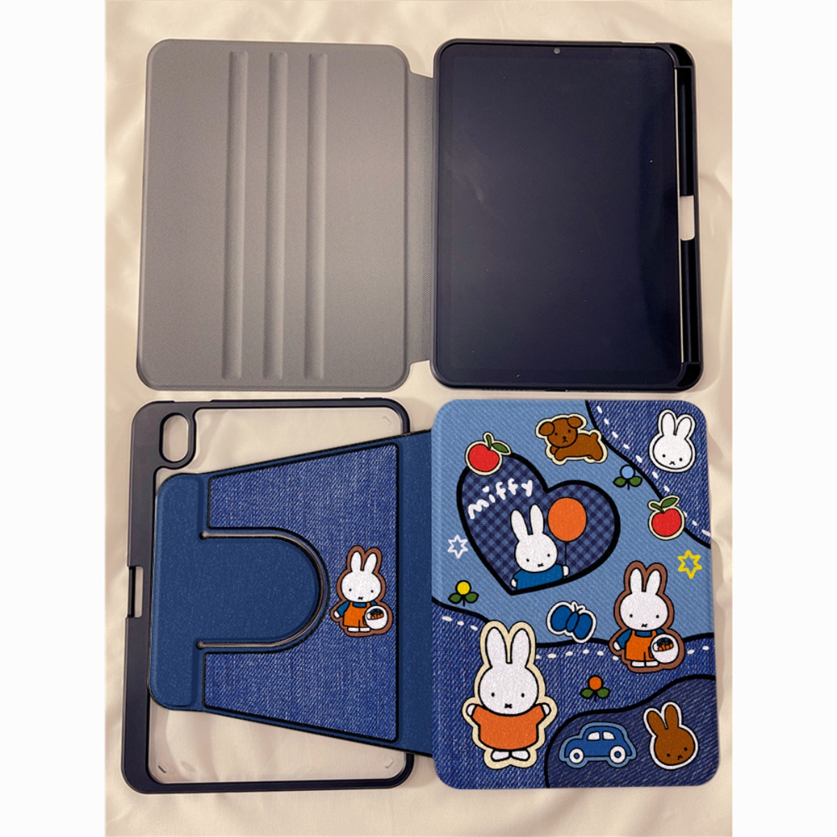 Kawaii Miffy Rabbit Tablet Cas - Fire Tablet Accessories のレビューと価格