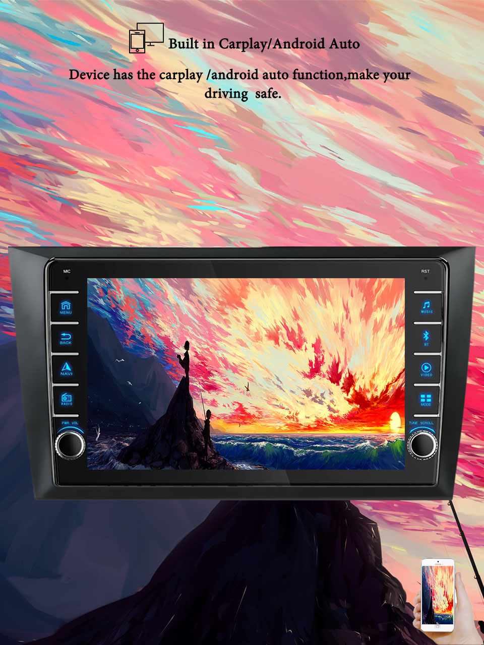 8G+128G Android 14 For Volkswa - Tablet Danish Mobile & Accessories Photos のレビューと価格