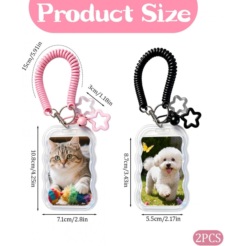 2 Pack Cute Photocard Holder K - Tablet Cute Accessories のレビューと価格