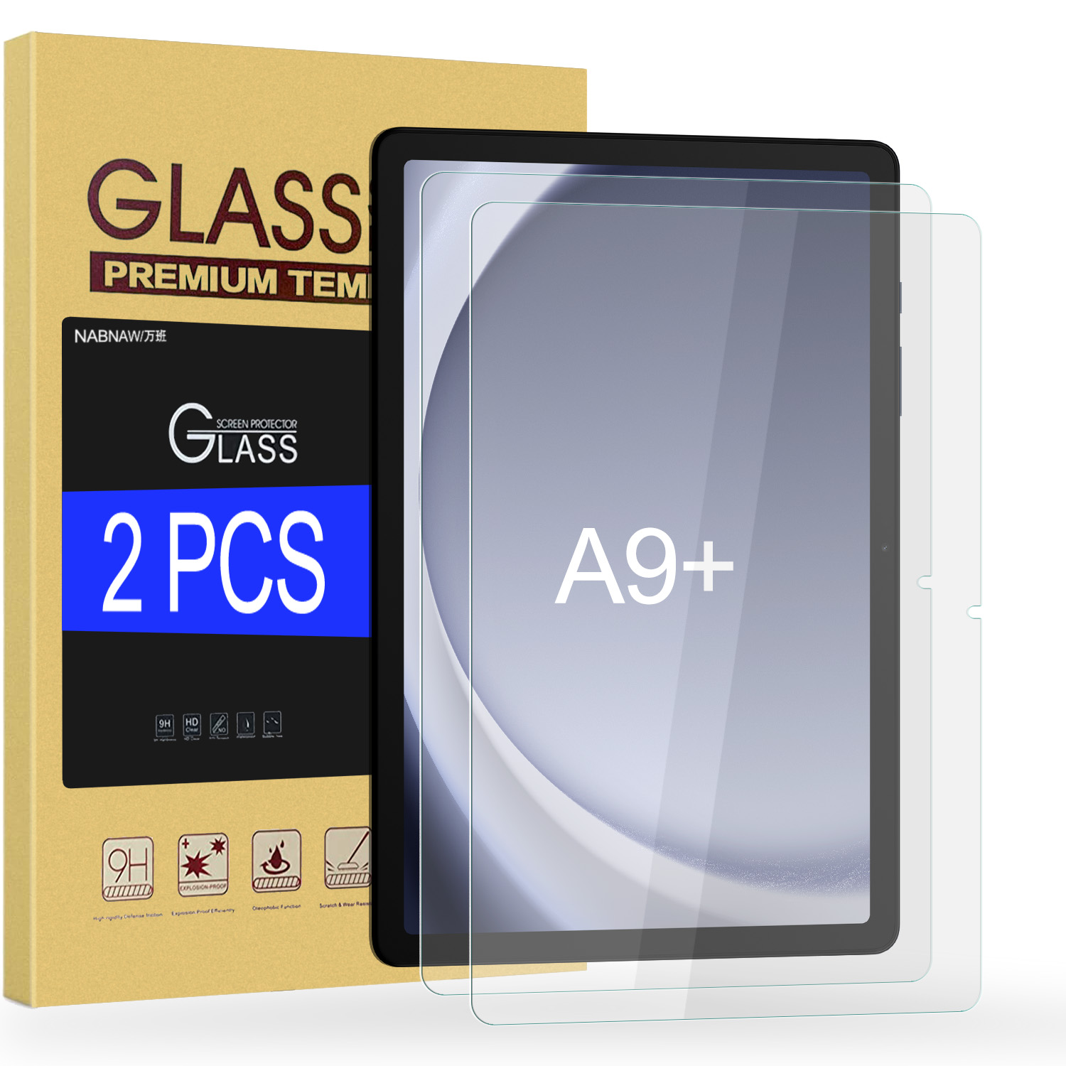 2 Pieces HD Scratch Proof Scre - Galaxy Tablet Accessories のレビューと価格
