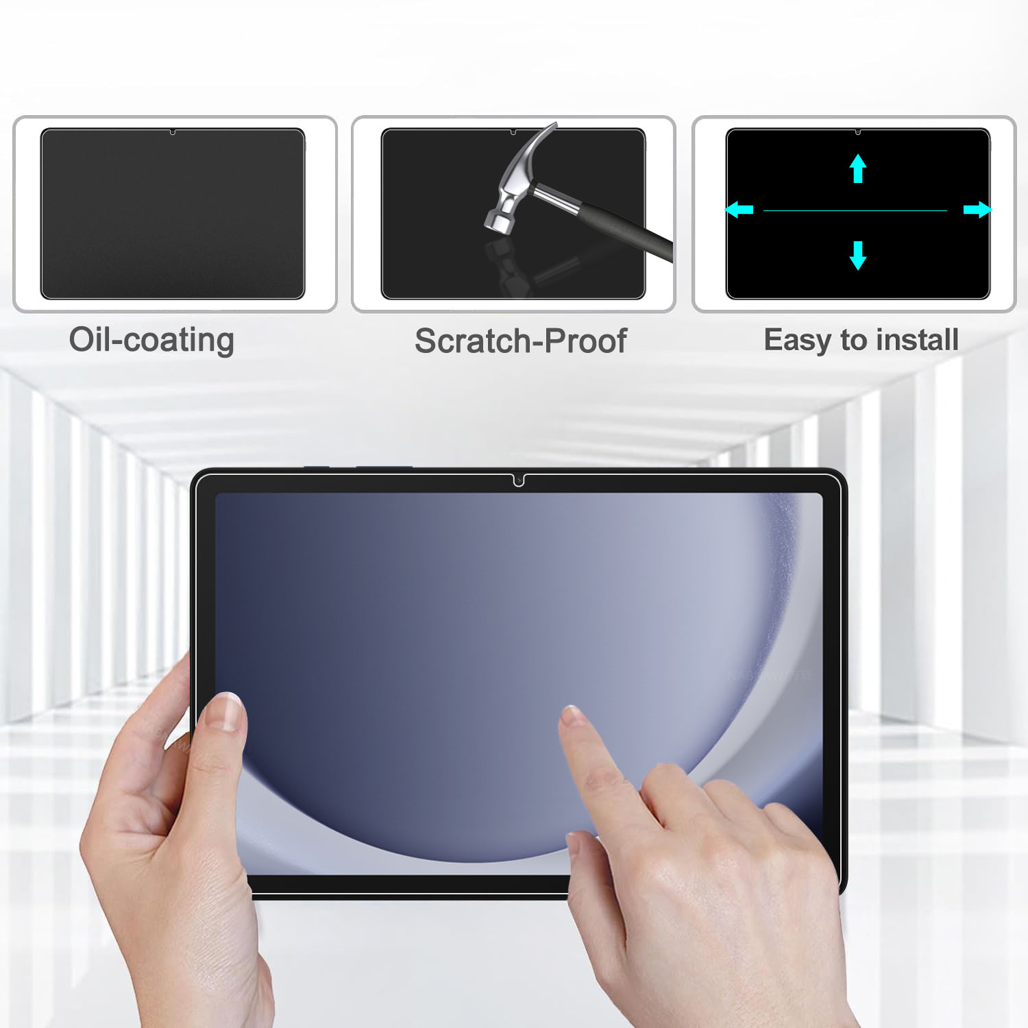 2 Pieces HD Scratch Proof Scre - Galaxy Tablet Accessories のレビューと価格