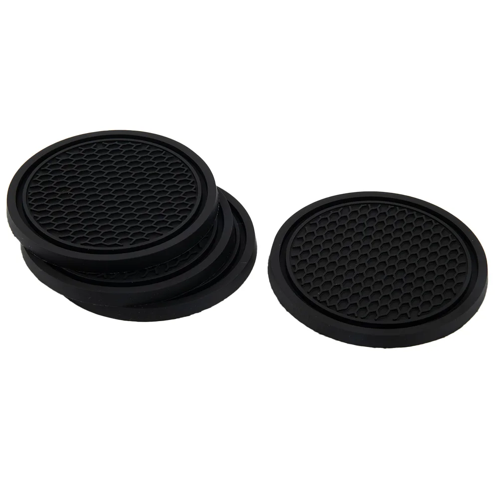 4pcs Car Coaster Non-Slip Sili - Tablet Accessories For Car のレビューと価格
