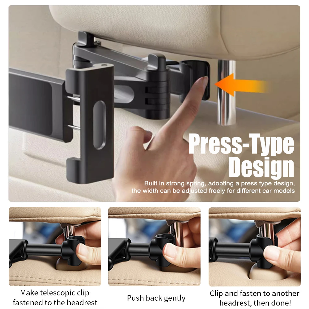 Foldable Car Phone Holder Back - Tablet Accessories Must Have のレビューと価格