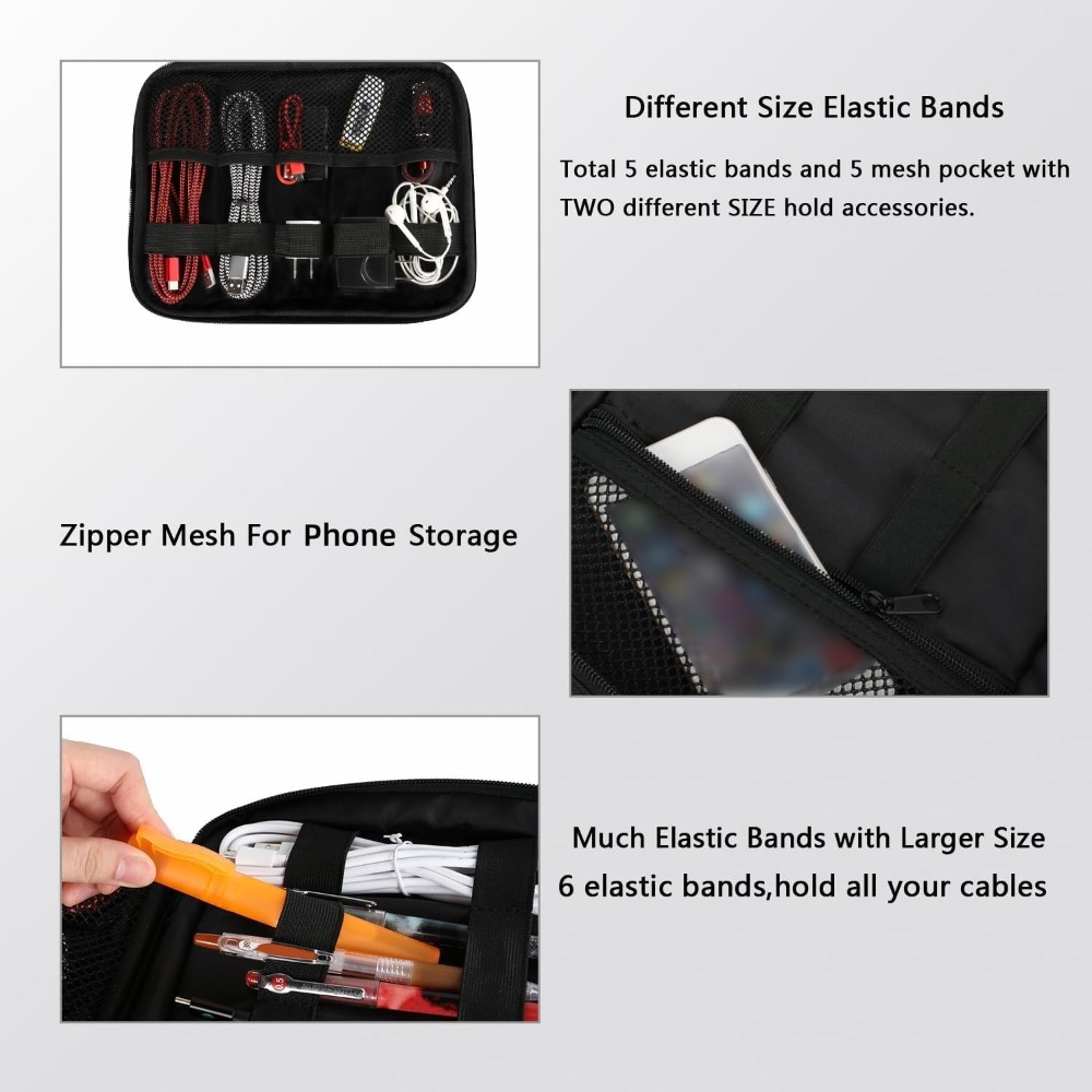 Electronics Organizer Travel C - Tablet Accessories Case のレビューと価格