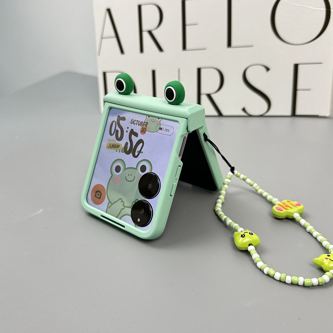 Cute Frog eyes Hinge Phone Cas - Motorola Tablet Accessories のレビューと価格