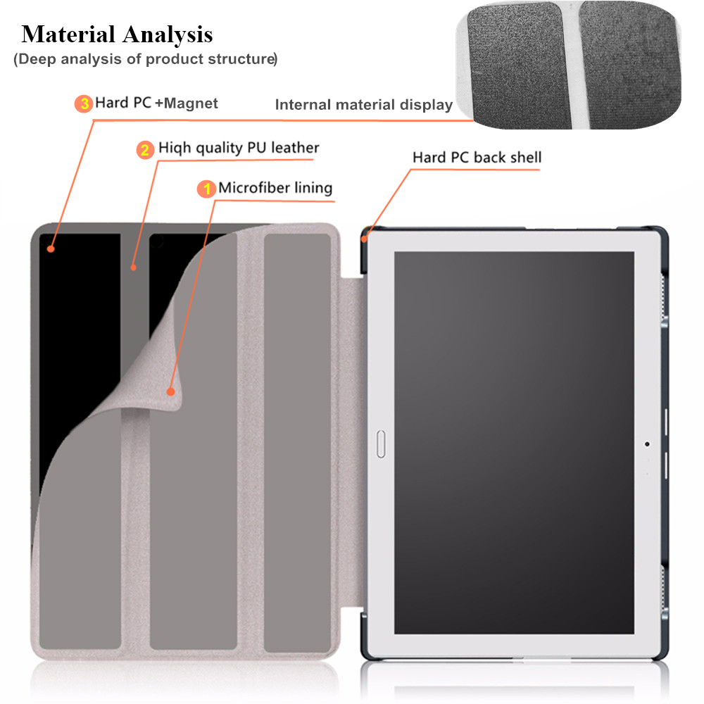 Flip Case For Huawei Mediapad  - Huawei Tablet Accessories のレビューと価格