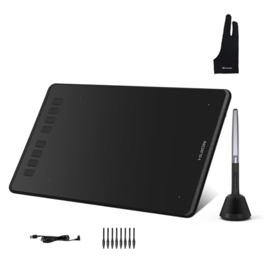 Inspiroy H950P Drawing Tablet  - Drawing Glove Artist のレビューと価格