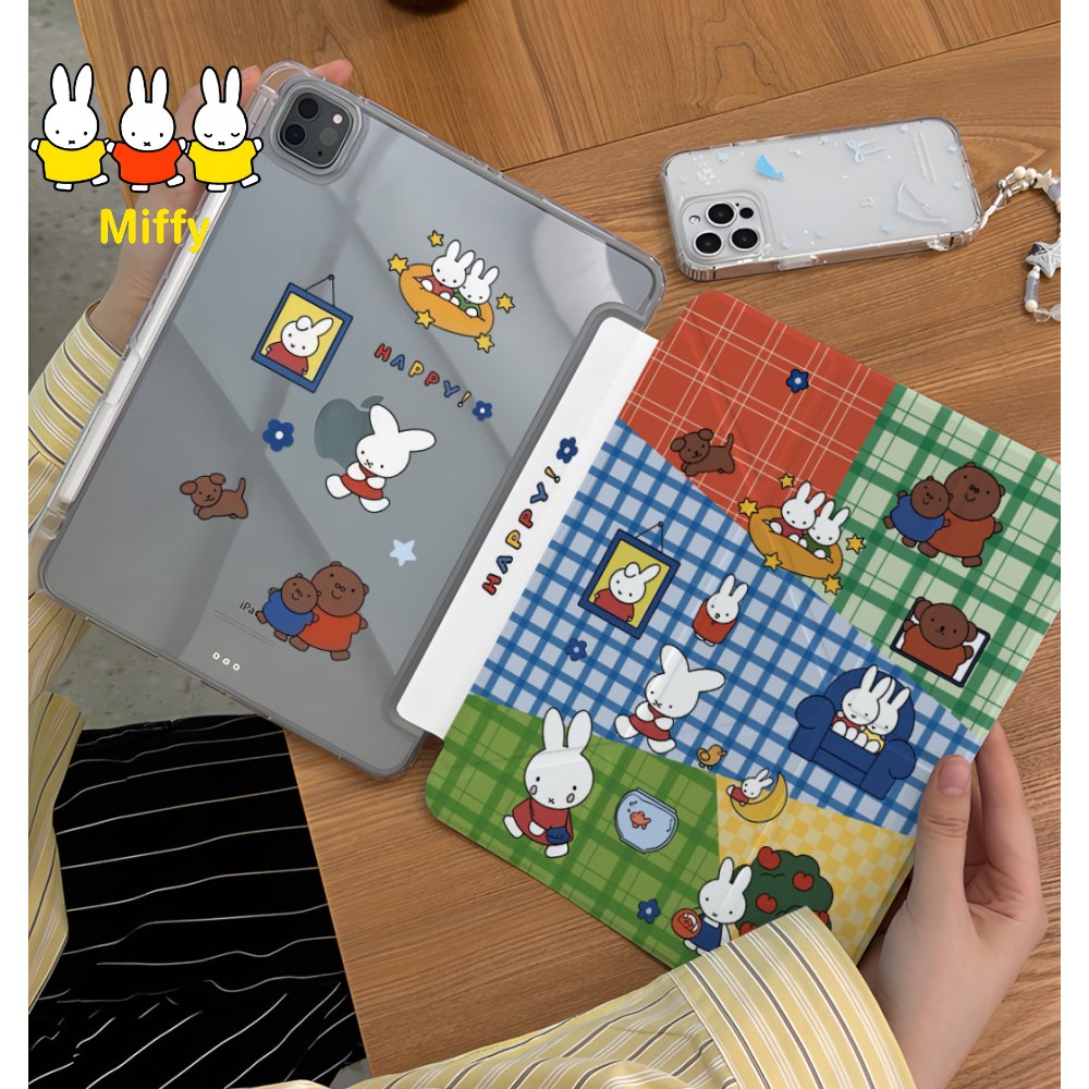 Kawaii Miffy Rabbit Tablet Cas - Fire Tablet Accessories のレビューと価格