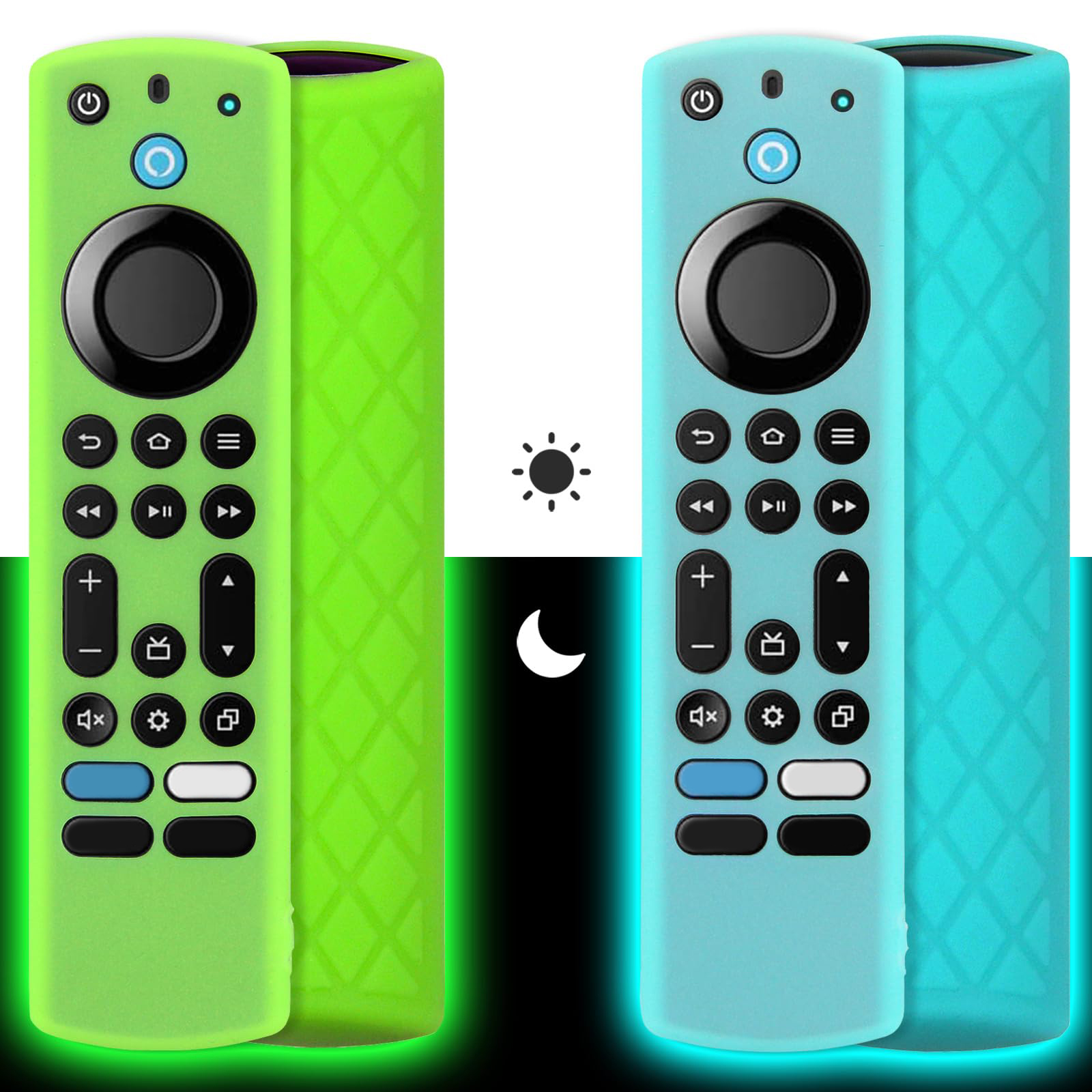 2Pcs Glow in The Dark Silicone - Fire Tablet Accessories のレビューと価格
