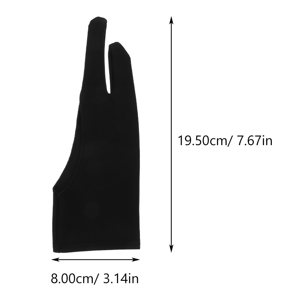 3Pcs Professional Two-Finger A - Drawing Glove Artist のレビューと価格