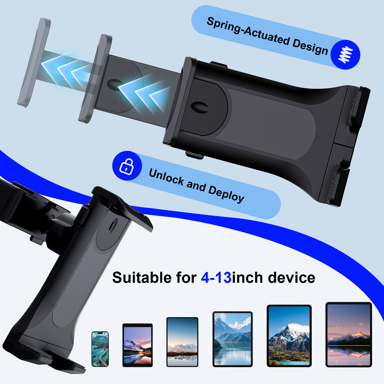Universal Car Tablet Stand CD  - Xiaomi Tablet Accessories のレビューと価格
