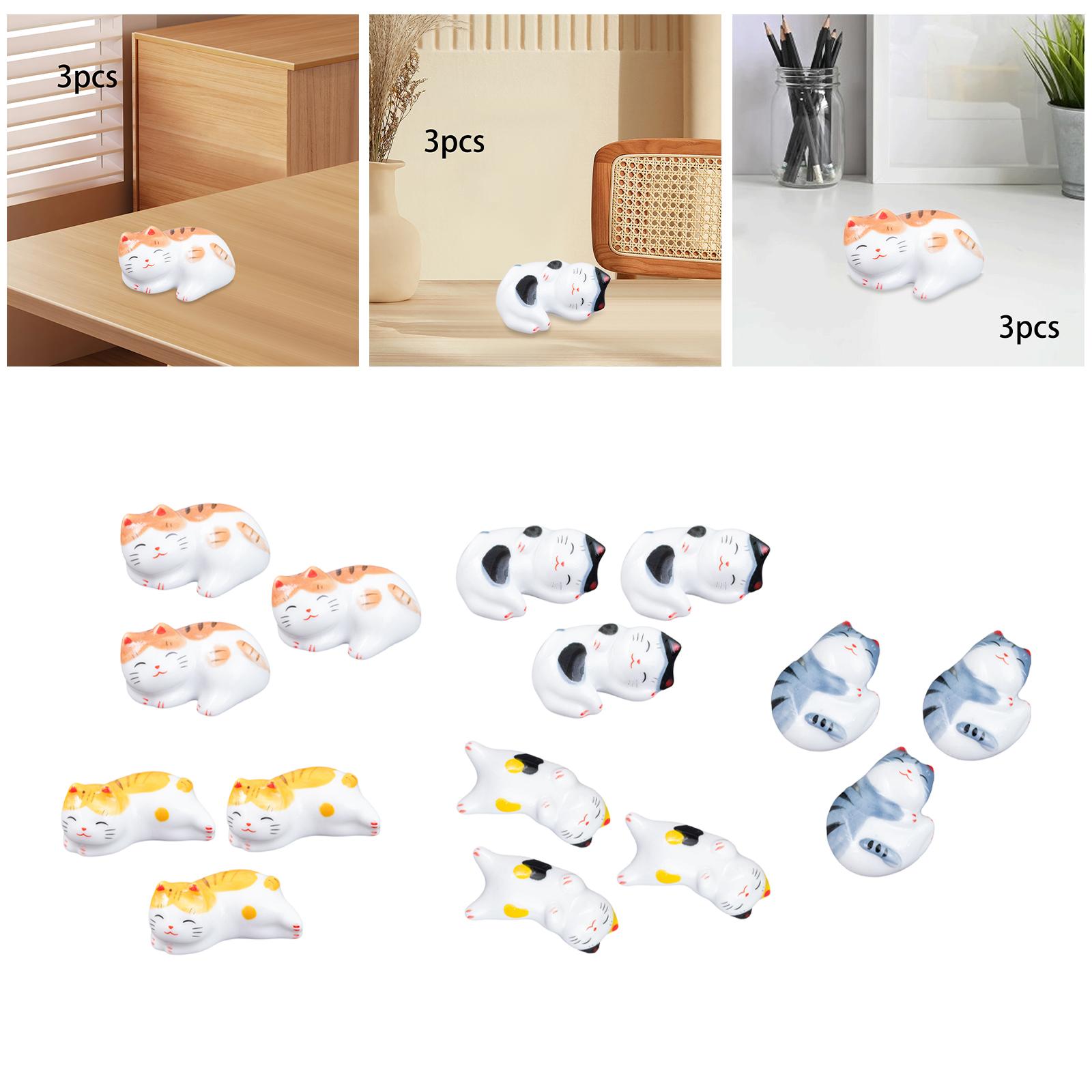 3Pcs Chopsticks Rest Reusable  - Office Table Accessories Unique のレビューと価格