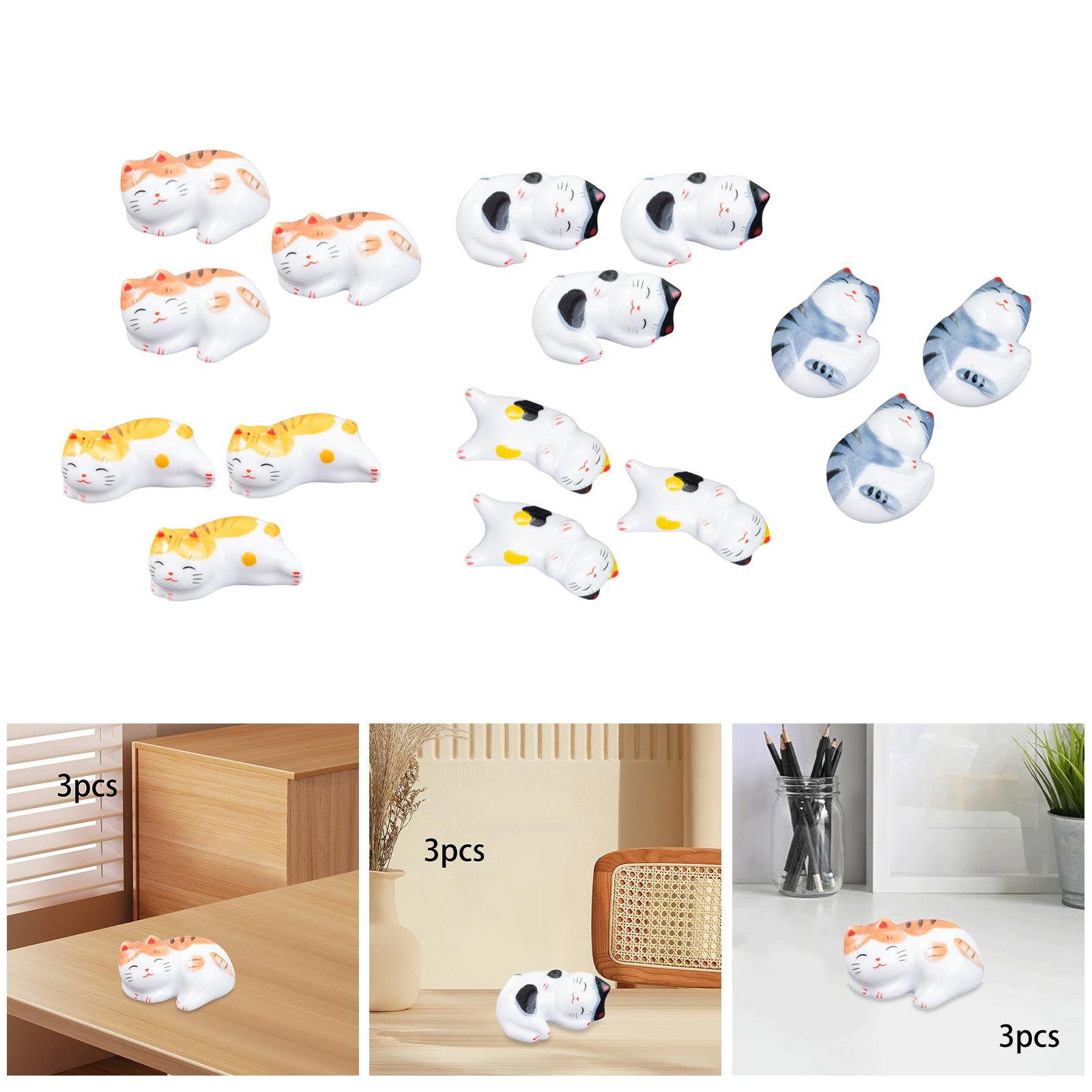 3Pcs Chopsticks Rest Reusable  - Office Table Accessories Unique のレビューと価格