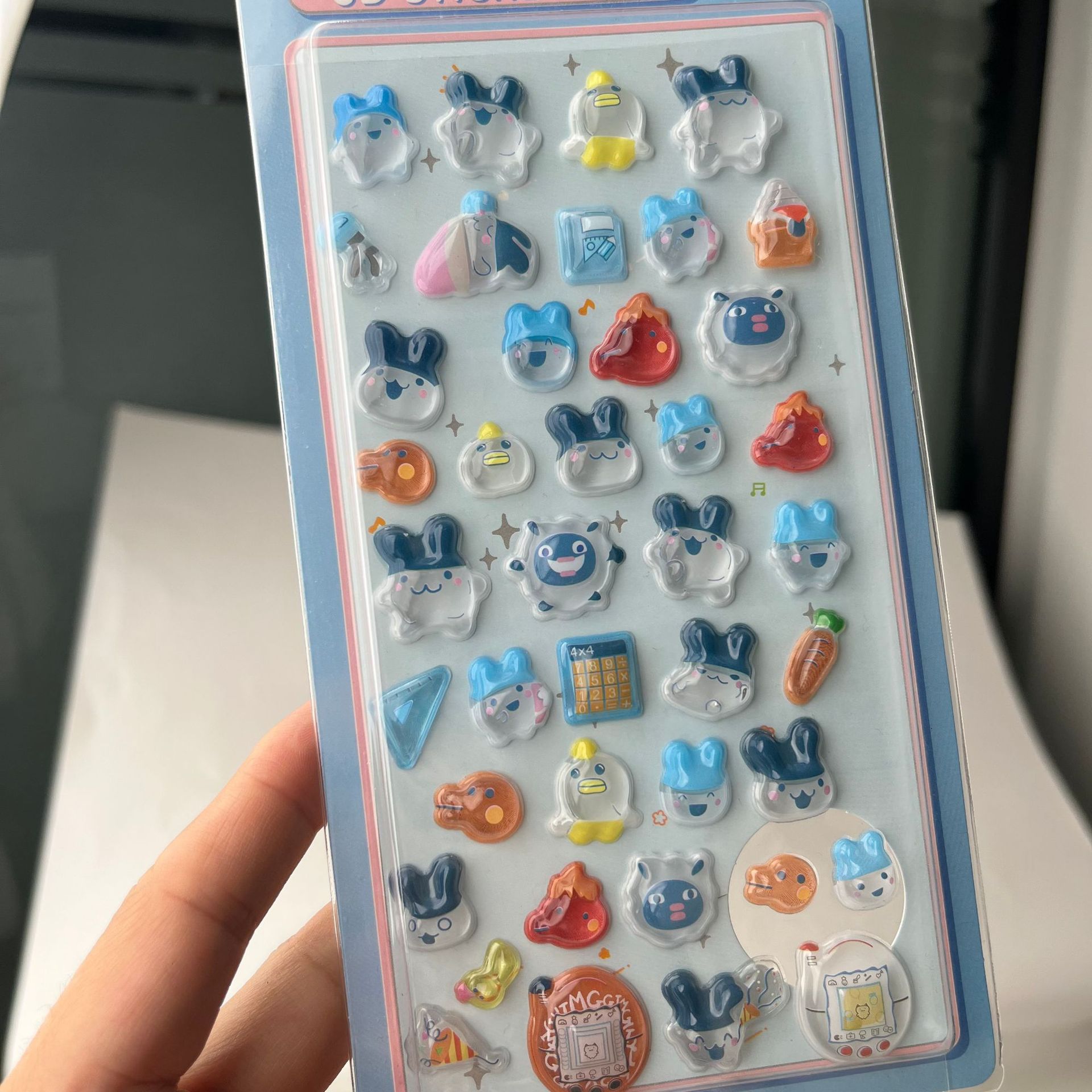 Cute Tamagotchi 3D Puffy Stick - Tablet Cute Accessories のレビューと価格
