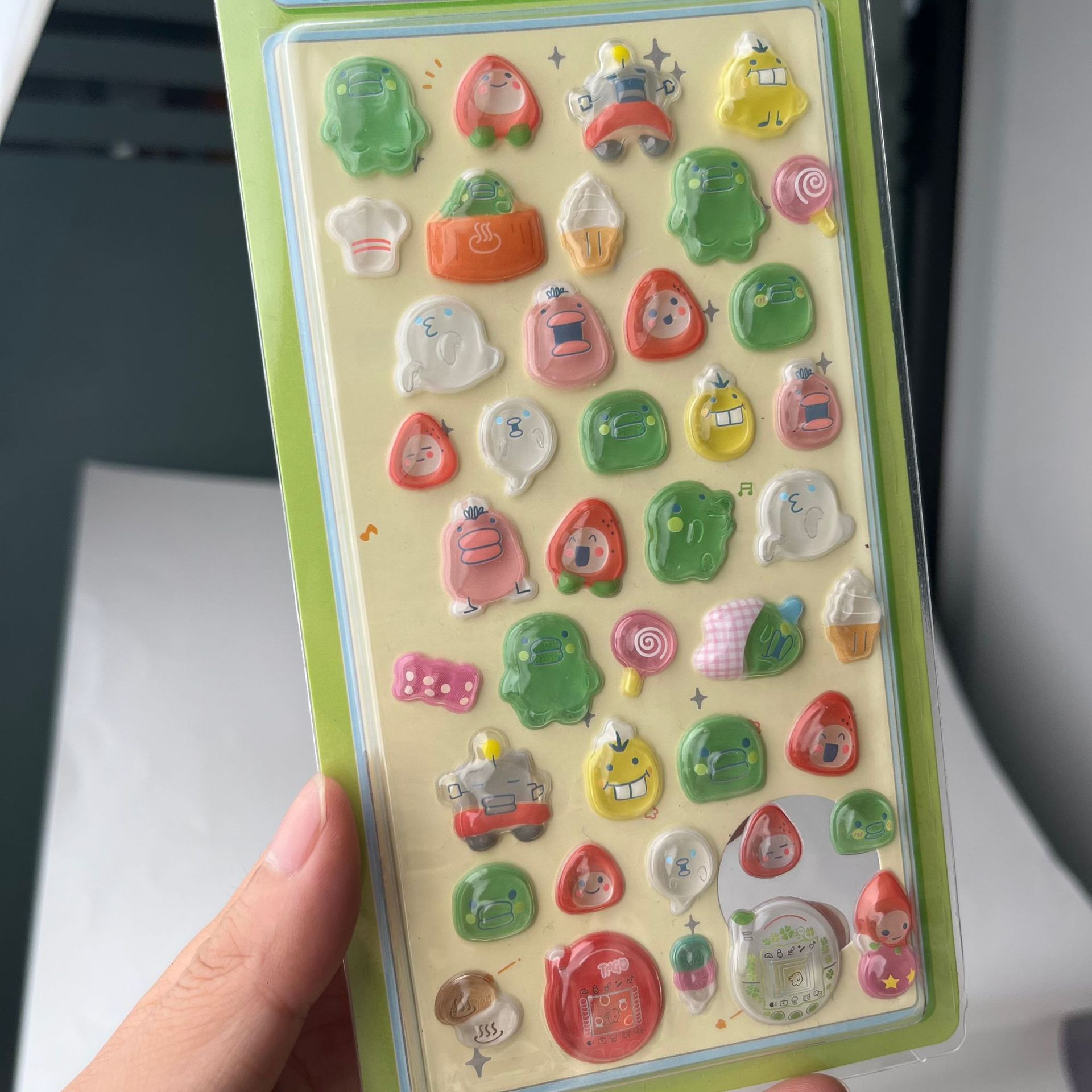 Cute Tamagotchi 3D Puffy Stick - Tablet Cute Accessories のレビューと価格