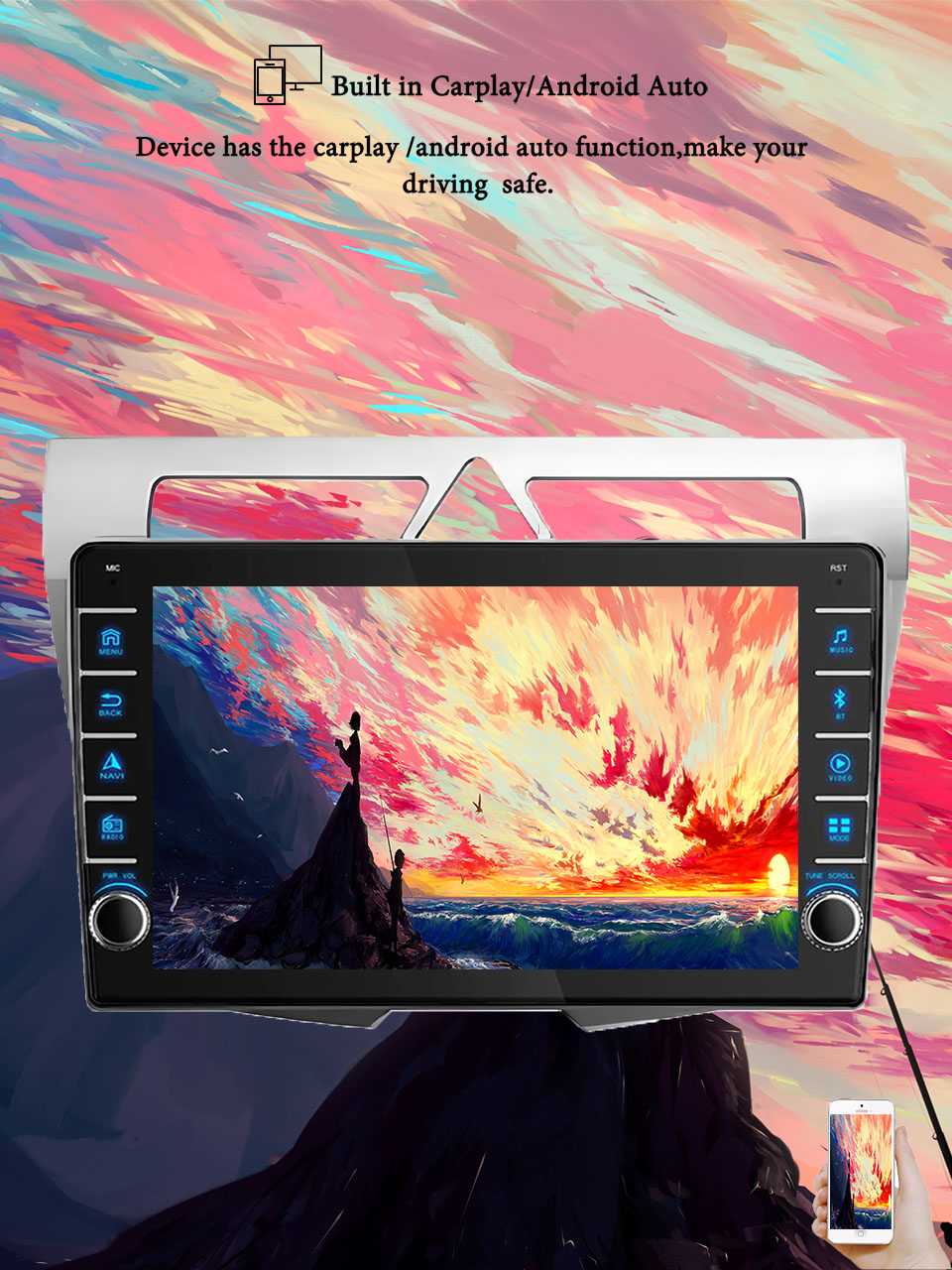 8G+128G Android 14 For Kia Pic - Tablet Danish Mobile & Accessories Photos のレビューと価格