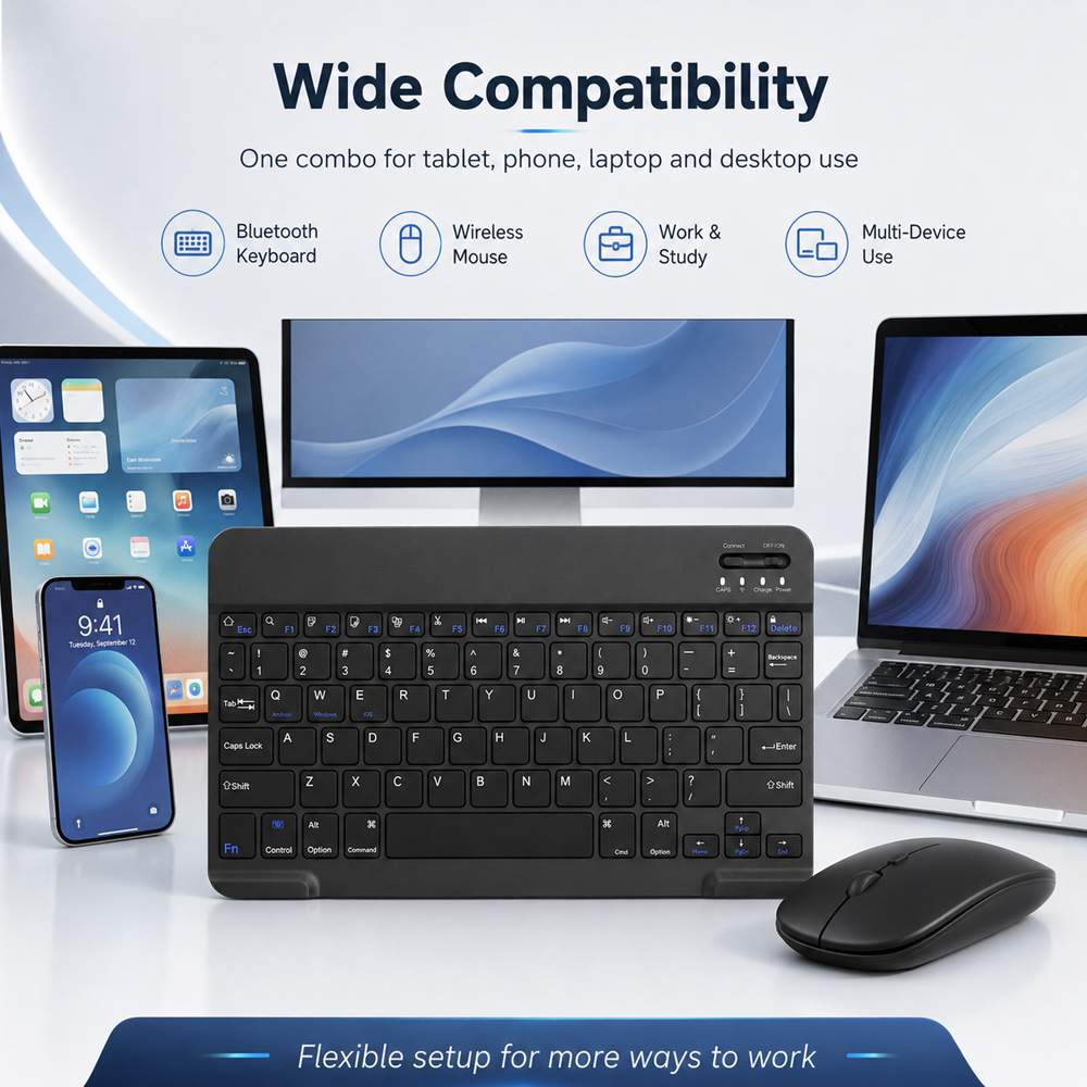Bluetooth Wireless Keyboard Fo - Accessories For Android Tablet のレビューと価格