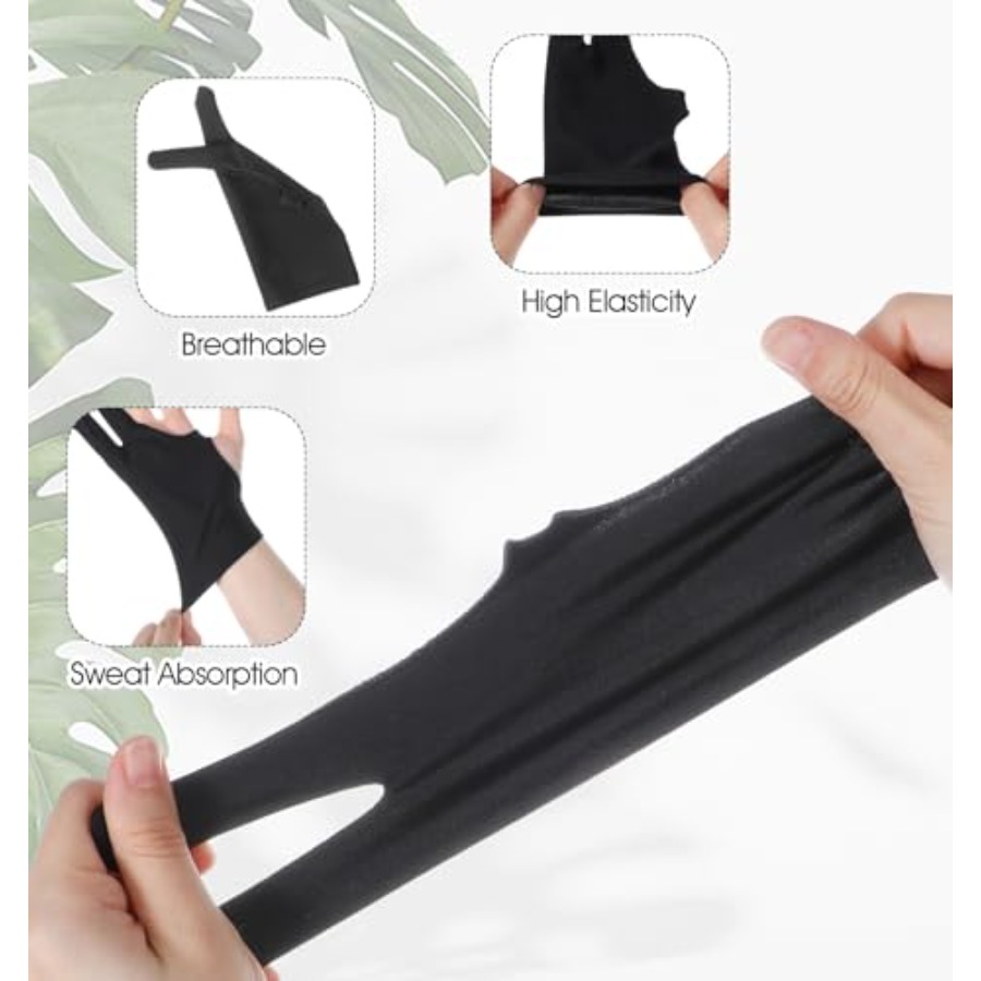 3 Pcs Artist Glove, Black Draw - Drawing Glove Artist のレビューと価格
