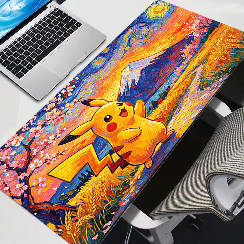 XXL Mouse Pad Anime P-Pikachu  - Top Tablet Accessories のレビューと価格