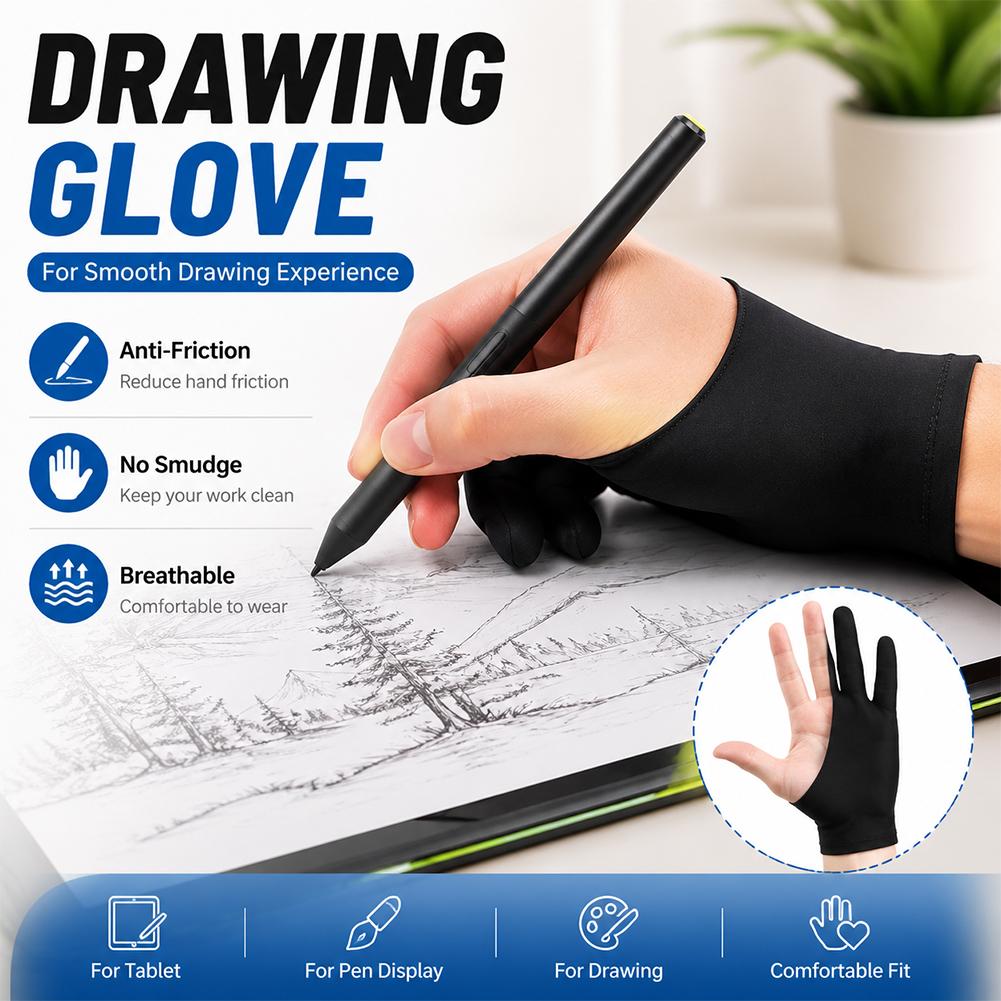 Drawing Glove Anti Touch Scree - Drawing Glove Artist のレビューと価格