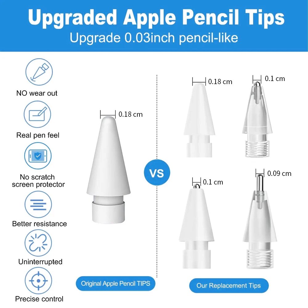 For Apple Pencil Pen Nib Penci - Tablet Accessories Case のレビューと価格