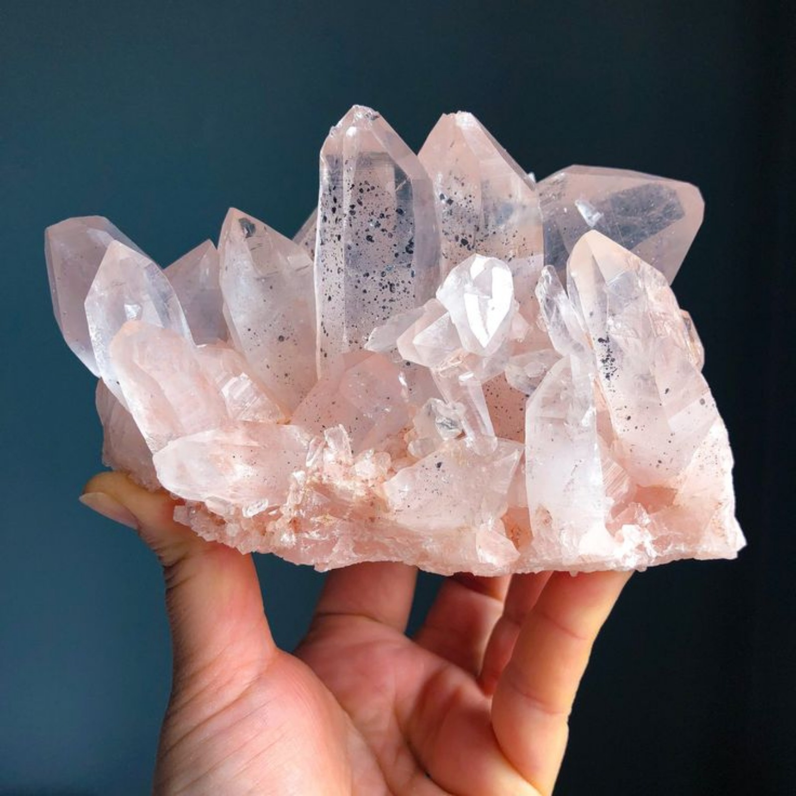 1pc 80-110g Raw Clear Quartz C - Office Table Accessories Unique のレビューと価格